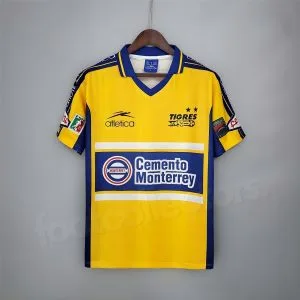 UANL HOME TIGRES VINTAGE RETRO JERSEY 1999-00 (1)