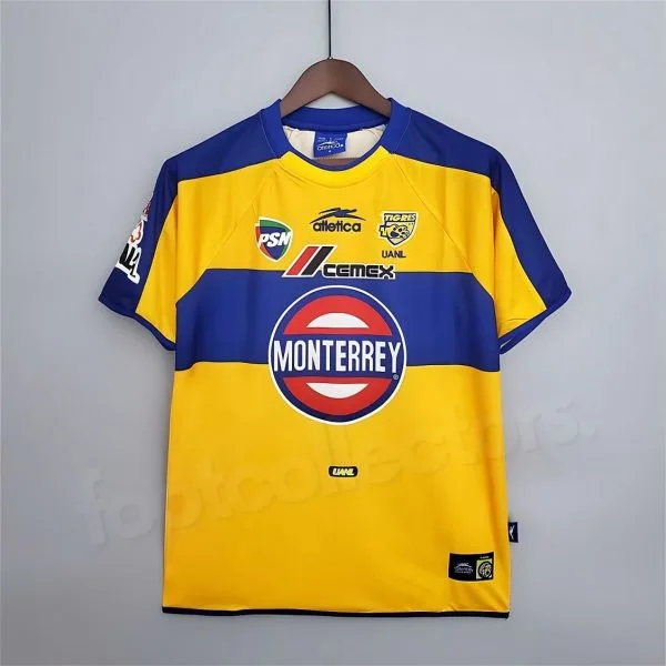 MAILLOT RETRO VINTAGE TIGRES UANL HOME 2001-02