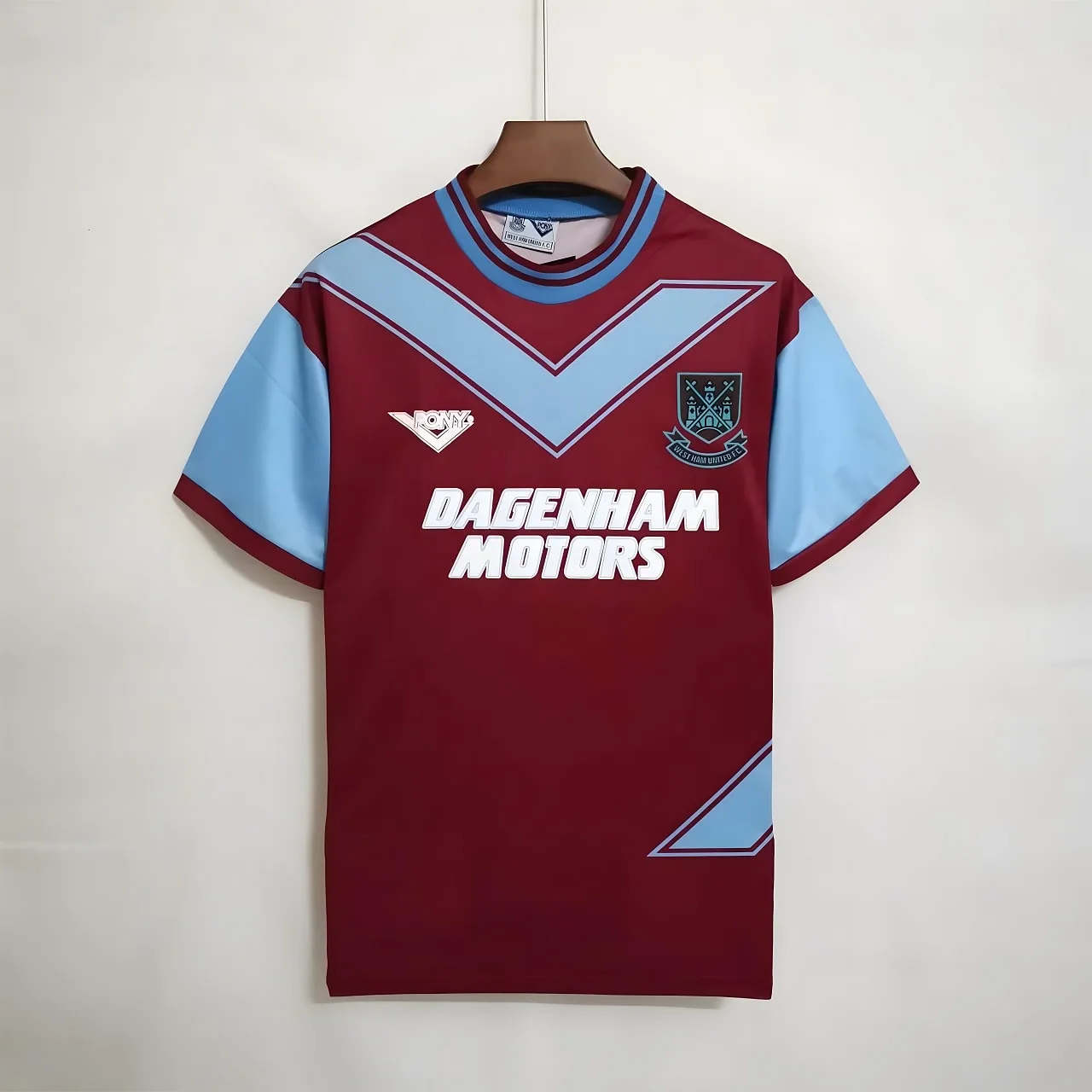 WEST HAM HOME VINTAGE RETRO JERSEY 1993-95 (1)