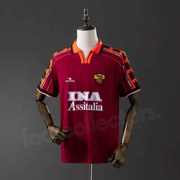 Maillot AS Roma Domicile 1998-1999