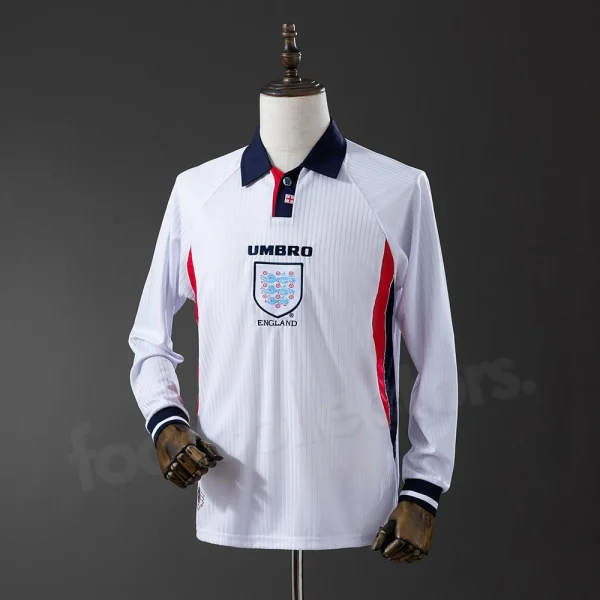 England Home Shirt 1998 Long Sleeve