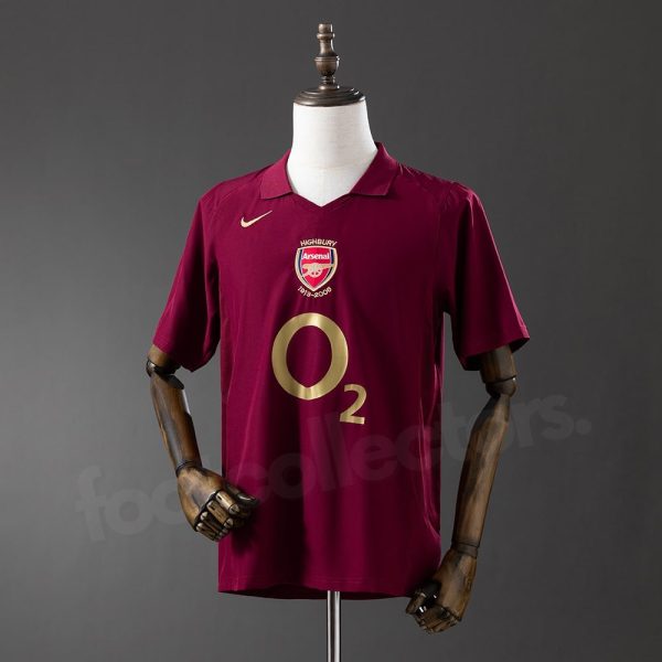 Maillot Arsenal Domicile 2005-2006