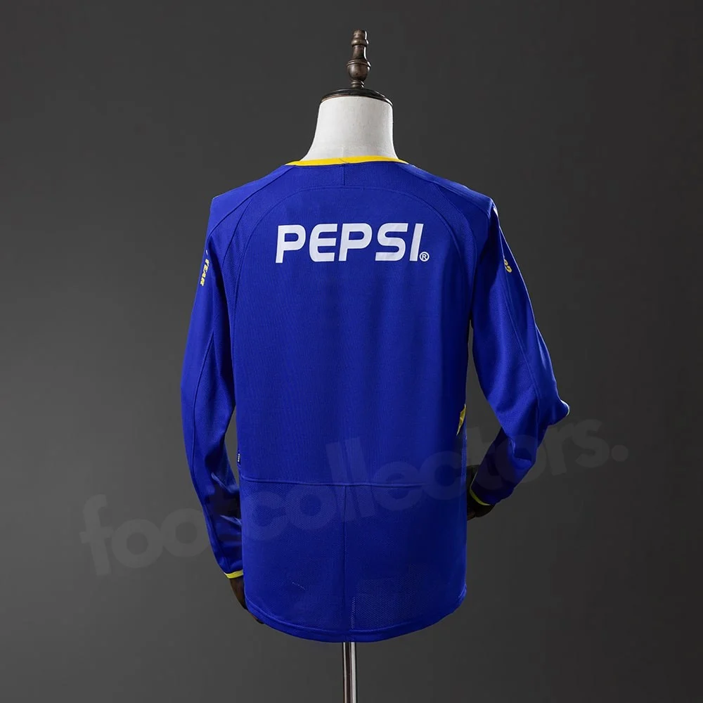 Maillot Boca Junior Domicile 2003-2004 Manches Longues (2)