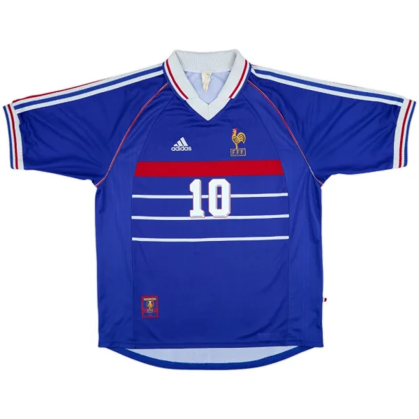 Maillot Equipe de France Domicile 1998-2000 Zidane