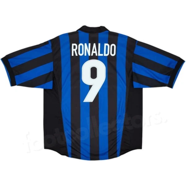 Maillot Inter Milan Domicile 1998-1999 Ronaldo