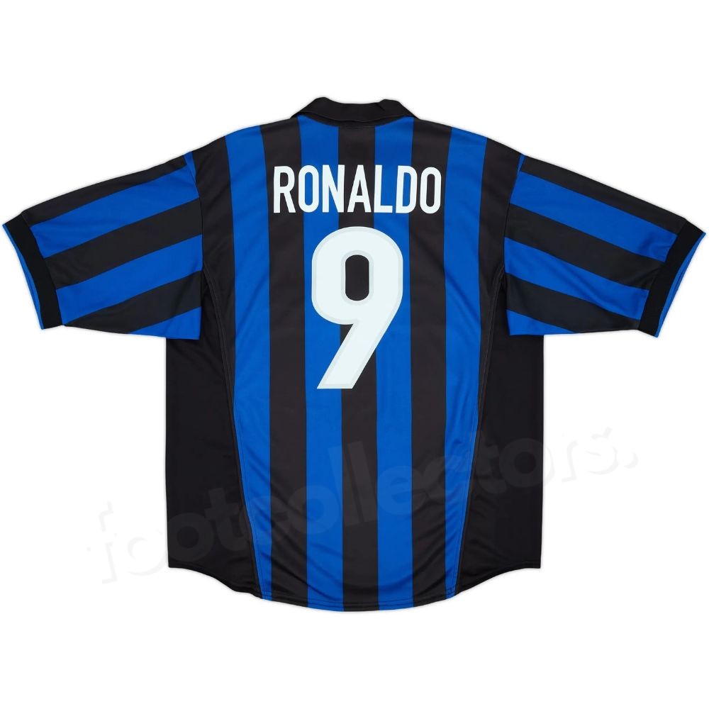 Maillot Inter Milan Domicile 1998-1999 Ronaldo