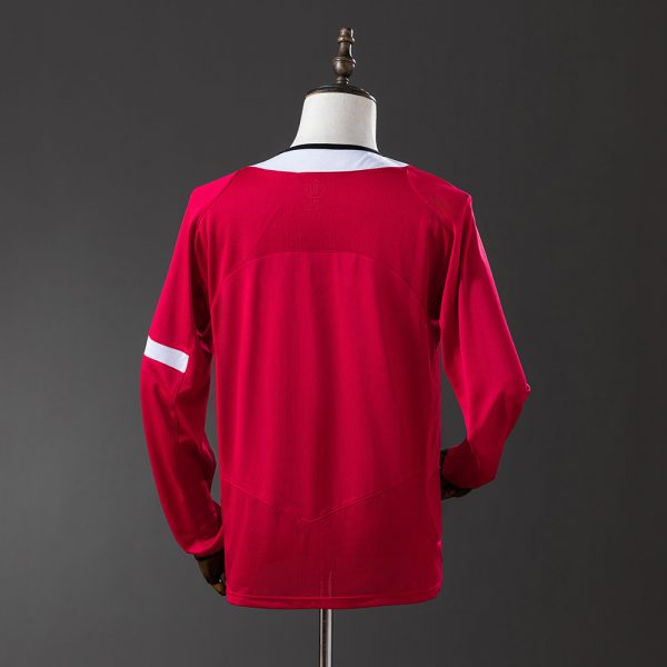 Maillot Manchester United Domicile 2004-2006 Manches Longues