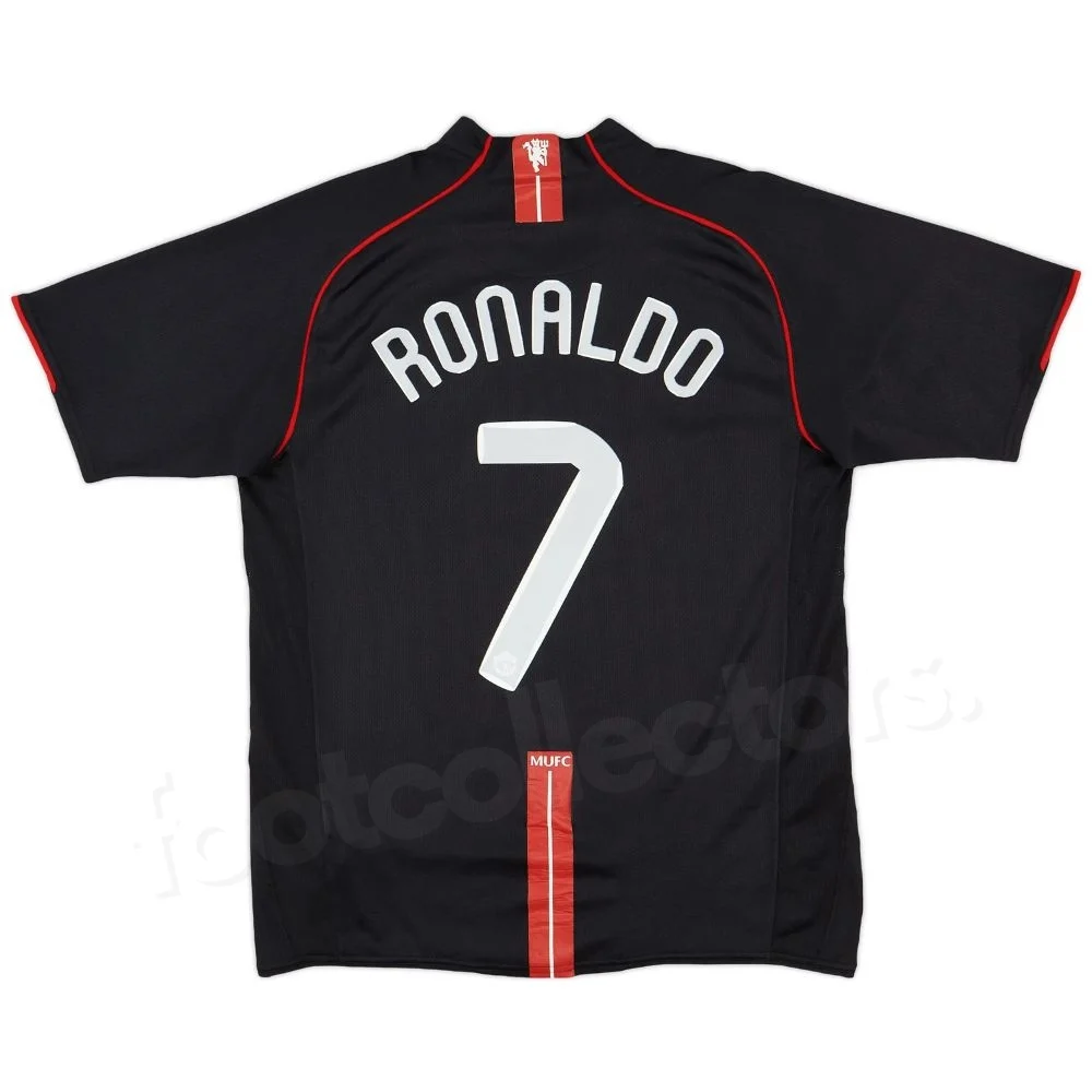 Maillot Manchester United Exterieur 2007-2008 Ronaldo