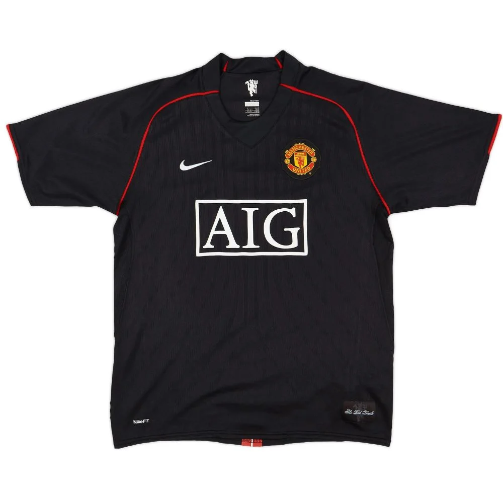 Maillot Manchester United Exterieur 2007-2008 Ronaldo