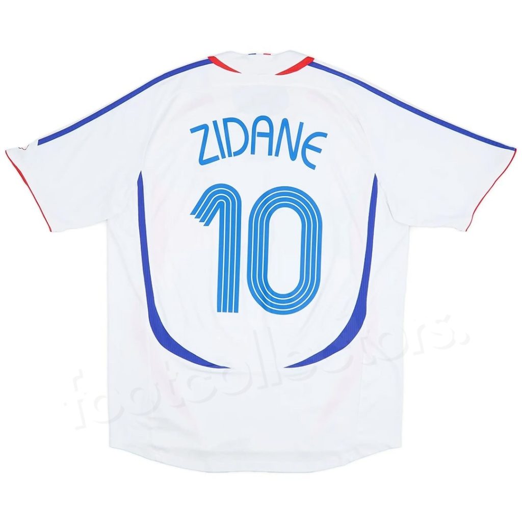MAILLOT RETRO VINTAGE EQUIPE DE FRANCE ZIDANE 2006