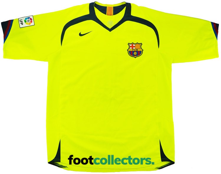 MAILLOT RETRO VINTAGE FC BARCELONE AWAY 2005-06