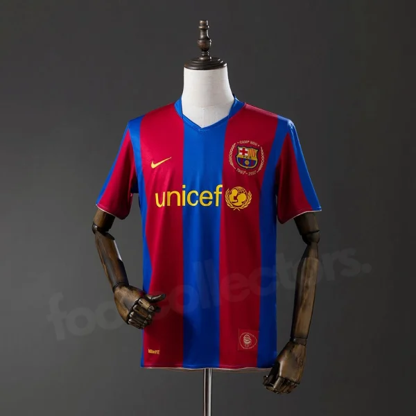 Barca Home Jersey 2007-2008