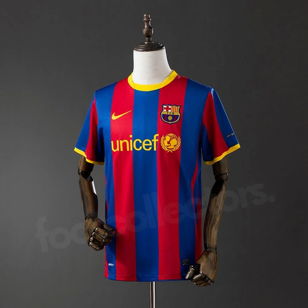 FC Barcelona 10-11ホームユニフォーム FC BARCELONA 2010/11 HOME SHIRT - #10 MESSI (SIZE 158-170) - Nr10