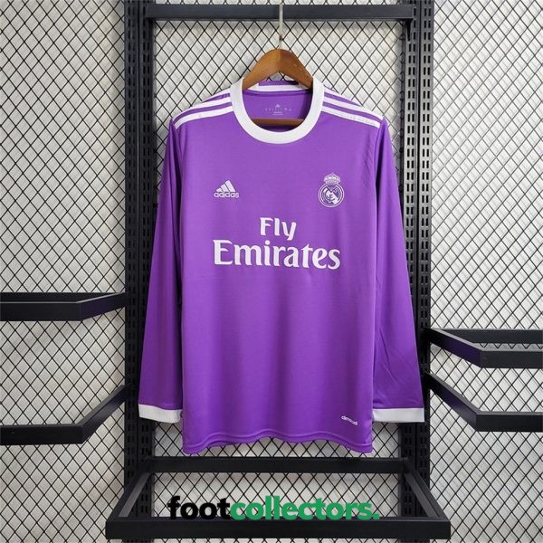 MAILLOT RETRO REAL MADRID AWAY 2016-17 MANCHES LONGUES
