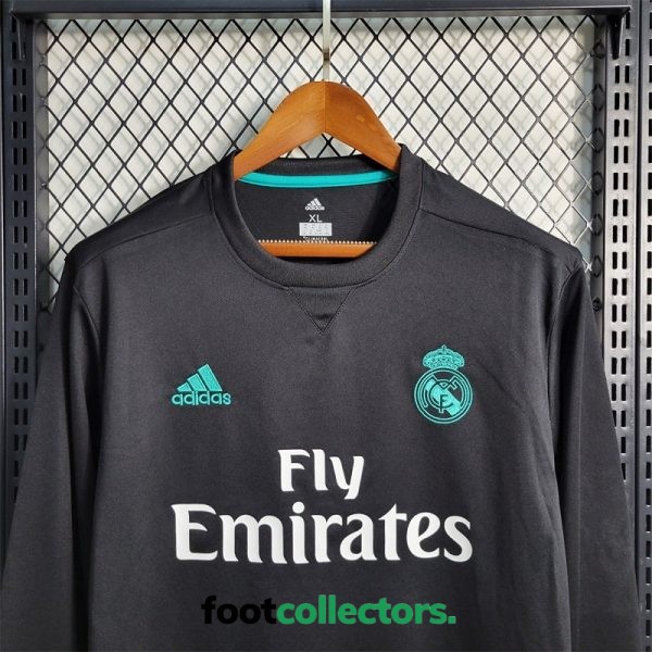 MAILLOT RETRO REAL MADRID AWAY 2017-18 MANCHES LONGUES (3)