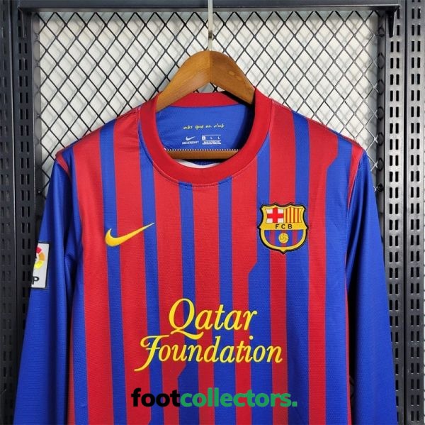 MAILLOT RETRO VINTAGE FC BARCELONE HOME 2011-12 MANCHES LONGUES (3)