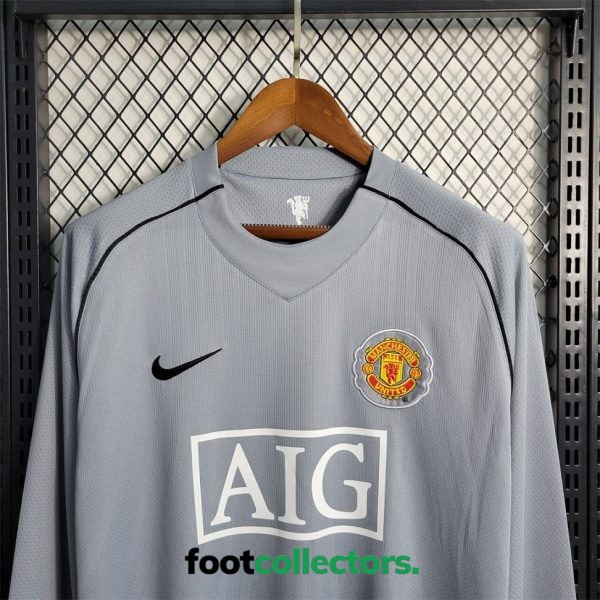 MAILLOT RETRO VINTAGE GOALKEEPER MANCHESTER UNITED 2007-08 MANCHES LONGUES (2)