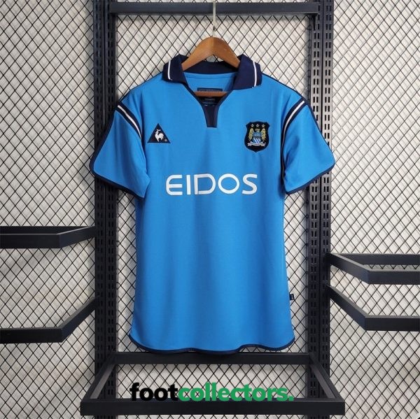 MAILLOT RETRO VINTAGE MANCHESTER CITY HOME 2001-02 (1)