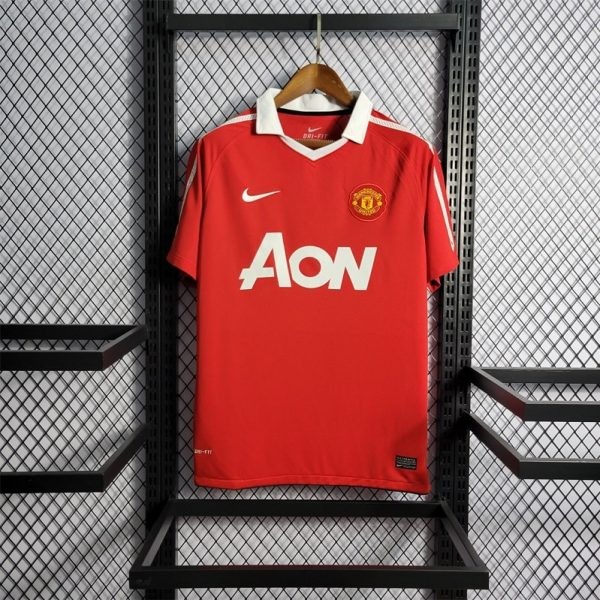 MAILLOT RETRO VINTAGE MANCHESTER UNITED HOME 2010-11