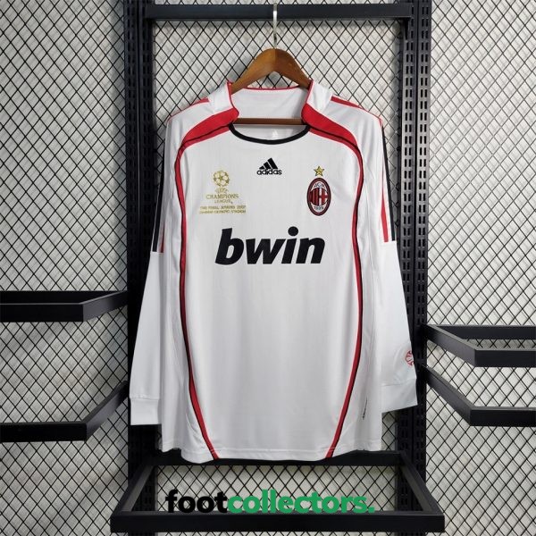 MAILLOT RETRO VINTAGE MILAN AC AWAY 2006 07 MANCHES LONGUES 1