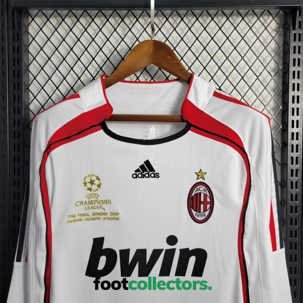 MAILLOT RETRO VINTAGE MILAN AC AWAY 2006-07 MANCHES LONGUES (2)