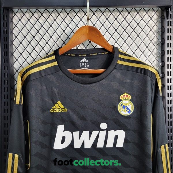 MAILLOT RETRO VINTAGE REAL MADRID AWAY 2011-12 MANCHES LONGUES (3