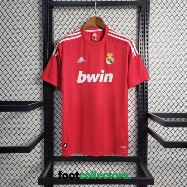 MAILLOT RETRO VINTAGE REAL MADRID RED AWAY 2011-12
