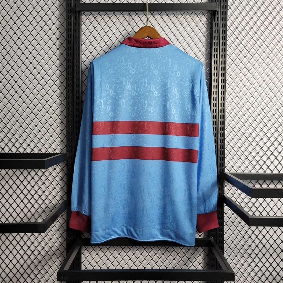 MAILLOT RETRO VINTAGE WEST HAM AWAY 1995-97 MANCHES LONGUES (3)