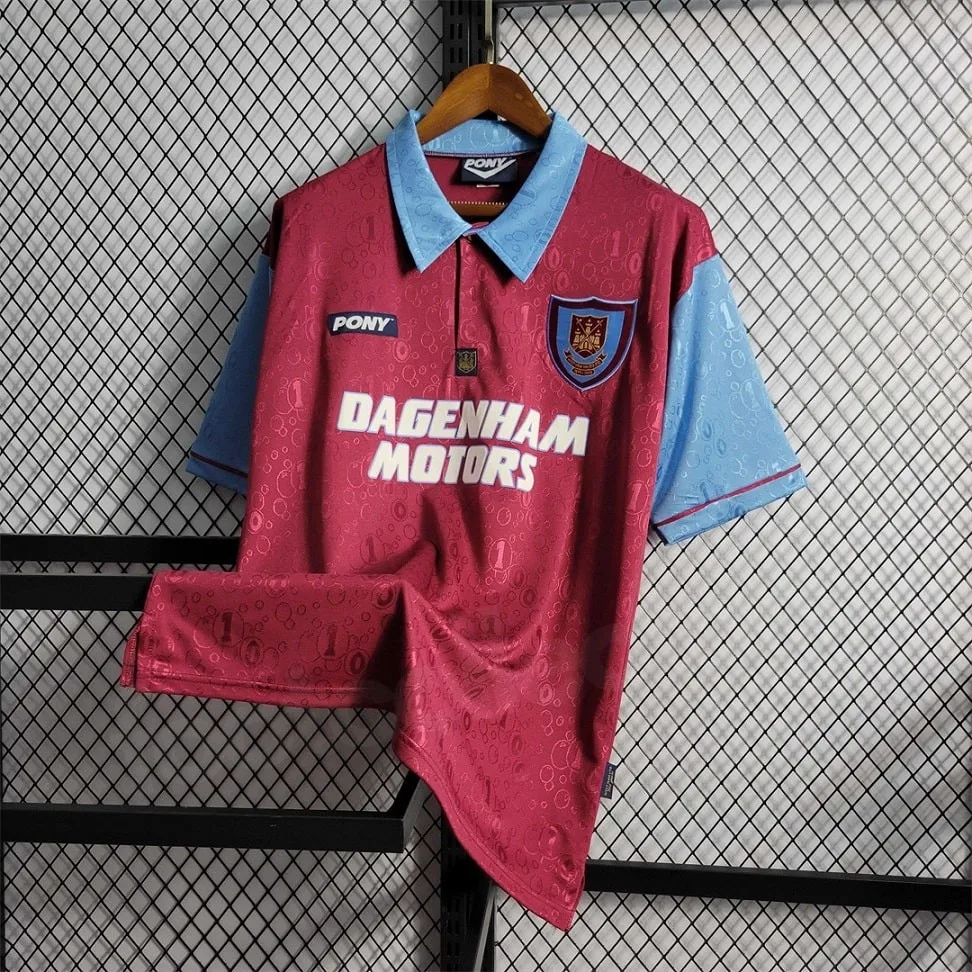 MAILLOT RETRO VINTAGE WEST HAM HOME 1995-97 (2)