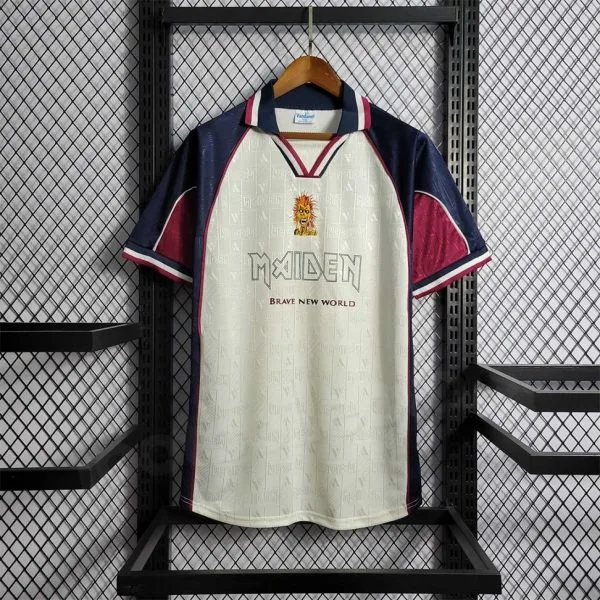 MAILLOT RETRO VINTAGE WEST HAM x IRON MAIDEN AWAY 1999