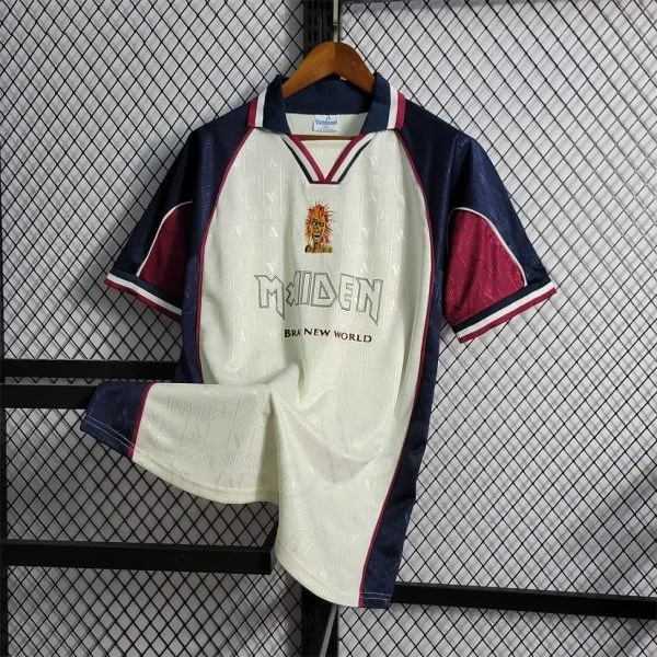 MAILLOT RETRO VINTAGE WEST HAM x IRON MAIDEN AWAY 1999