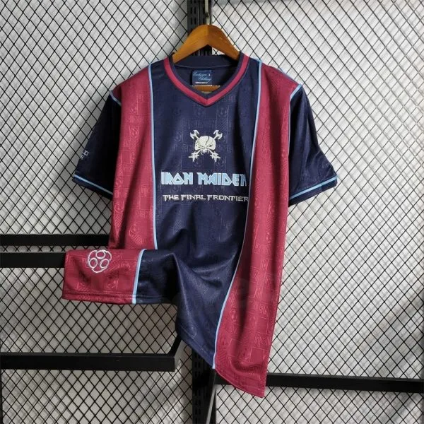 MAILLOT RETRO VINTAGE WEST HAM x IRON MAIDEN HOME 2011