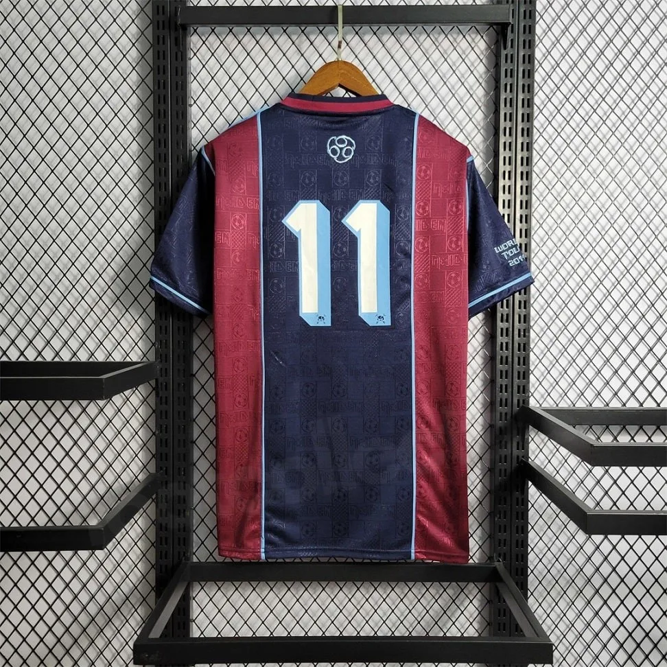 MAILLOT RETRO VINTAGE WEST HAM x IRON MAIDEN HOME 2011 (3)