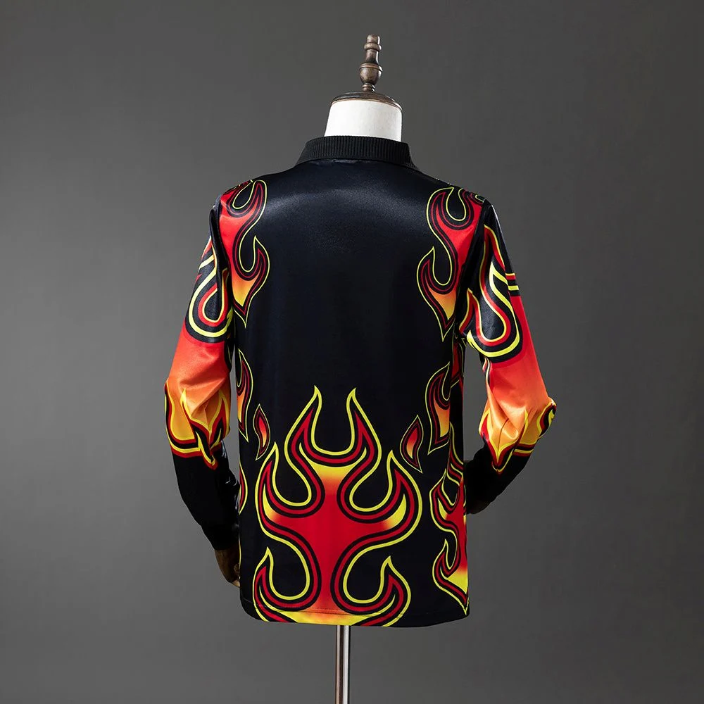 Maillot Japon Gardien 1998 “Black Flames” Manches Longues (2)
