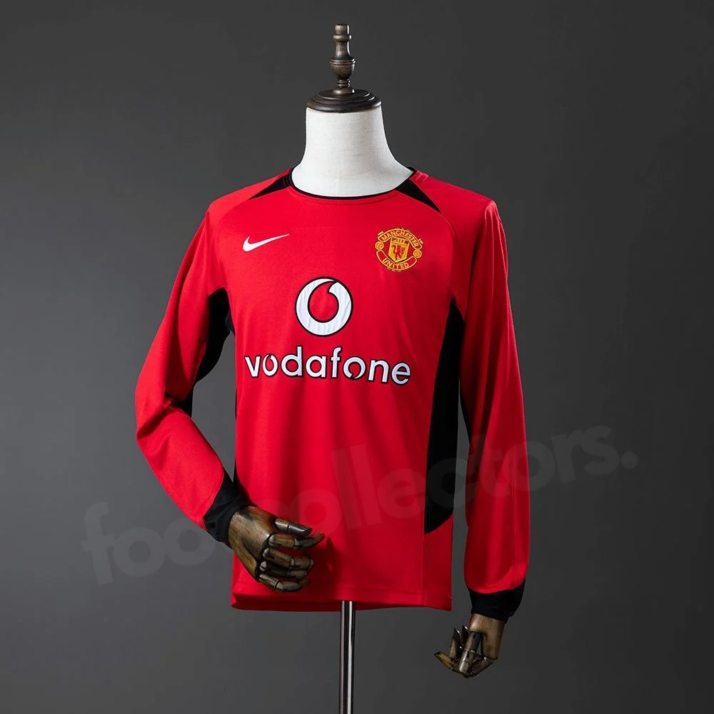 Manchester United Home Shirt 2002-2004 Long Sleeve (1)