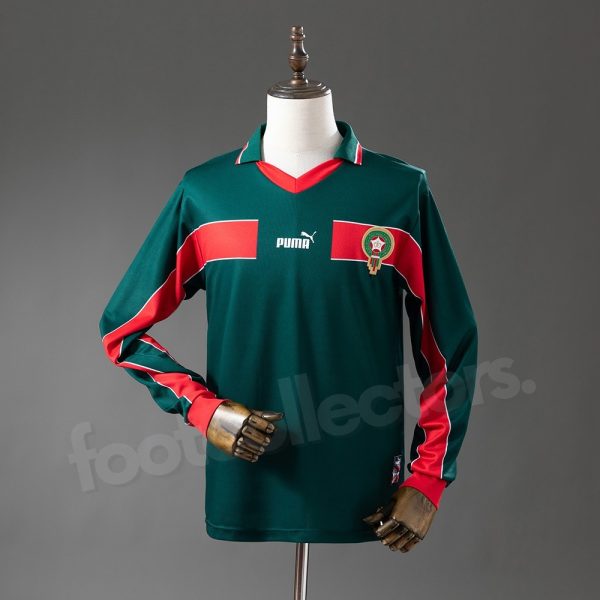 Maillot Maroc Domicile 1998 Manches Longues