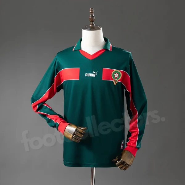 Maillot Maroc Domicile 1998 Manches Longues