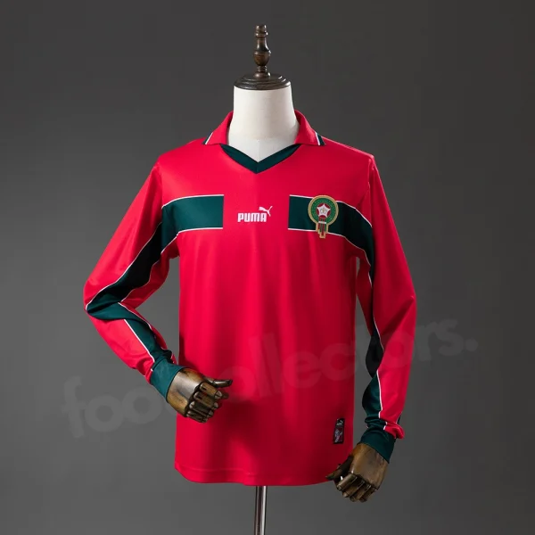 Maillot Maroc Exterieur 1998 Manches Longues
