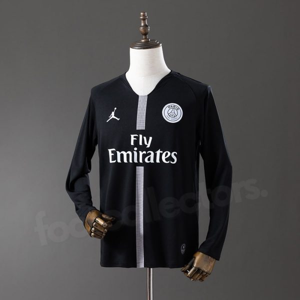 Maillot PSG Jordan Noir 2018-2019 Manches Longues