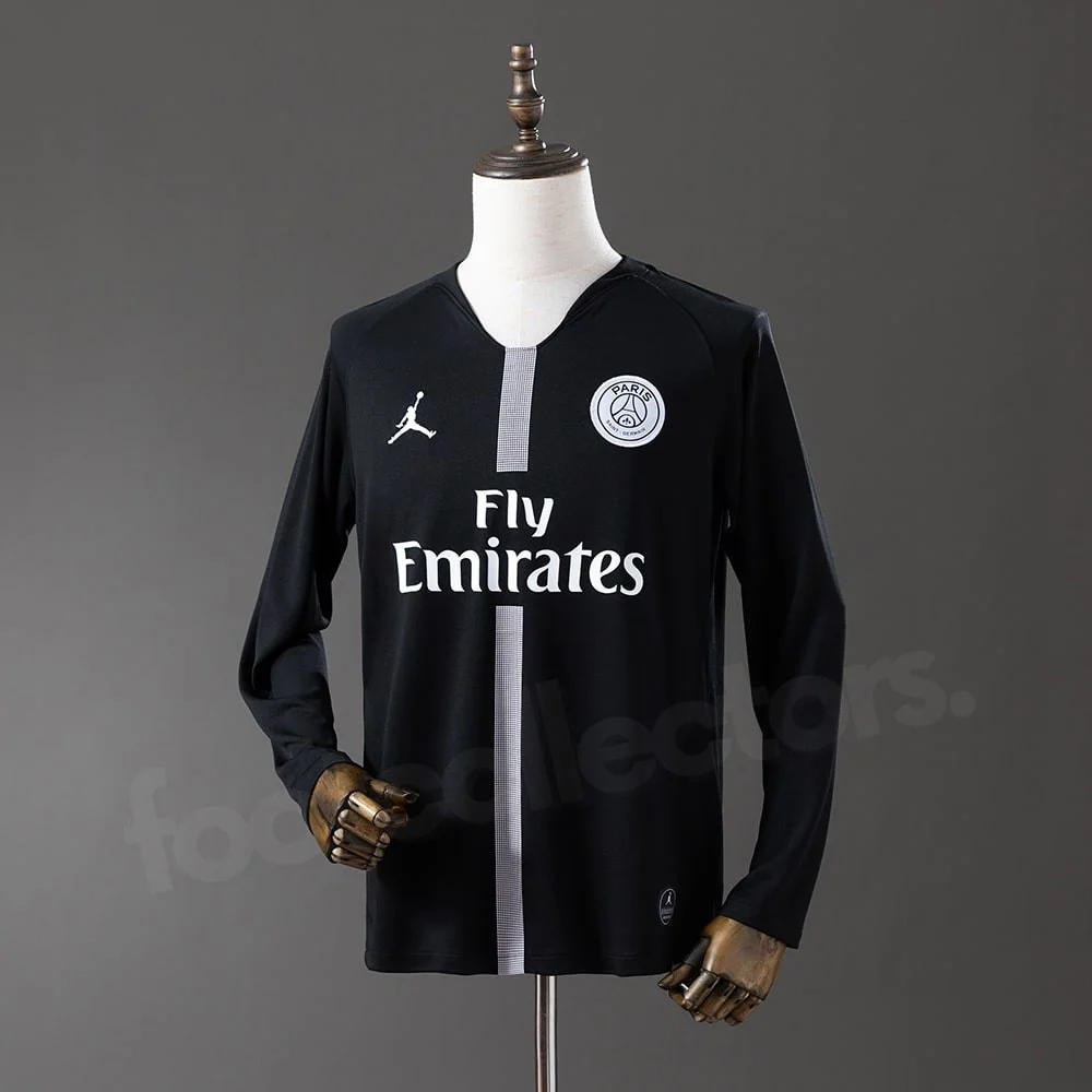 Maillot PSG Jordan Noir 2018-2019 Manches Longues (1)