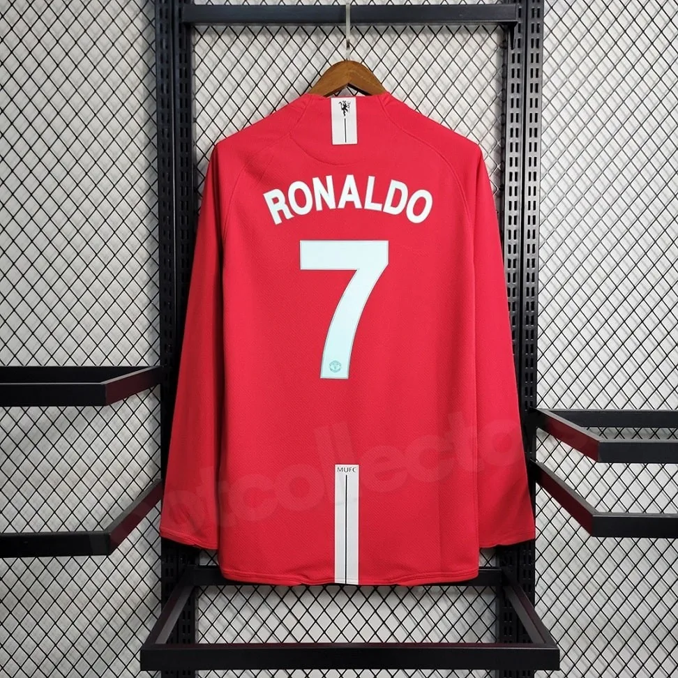 MAILLOT RETRO MANCHESTER UNITED HOME 2007-08 ML RONALDO