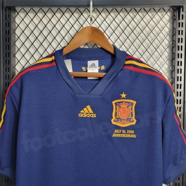 MAILLOT RETRO VINTAGE ESPAGNE AWAY 2010