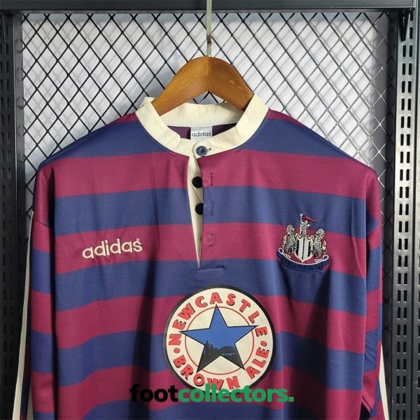 MAILLOT RETRO VINTAGE NEWCASTLE AWAY 1995-96 MANCHES LONGUES (2)