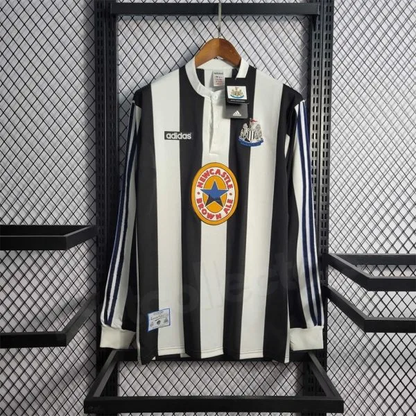 MAILLOT RETRO VINTAGE NEWCASTLE HOME 1995-97 MANCHES LONGUES