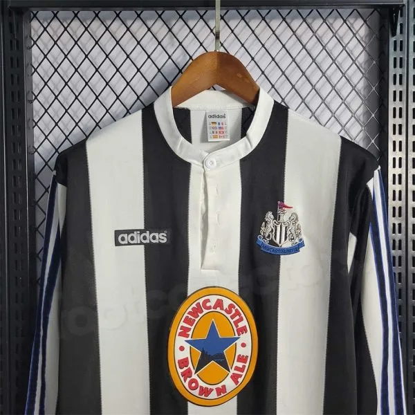 MAILLOT RETRO VINTAGE NEWCASTLE HOME 1995-97 MANCHES LONGUES
