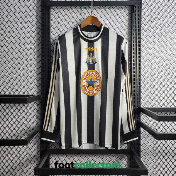 MAILLOT RETRO VINTAGE NEWCASTLE HOME 1997-99 MANCHES LONGUES (1)