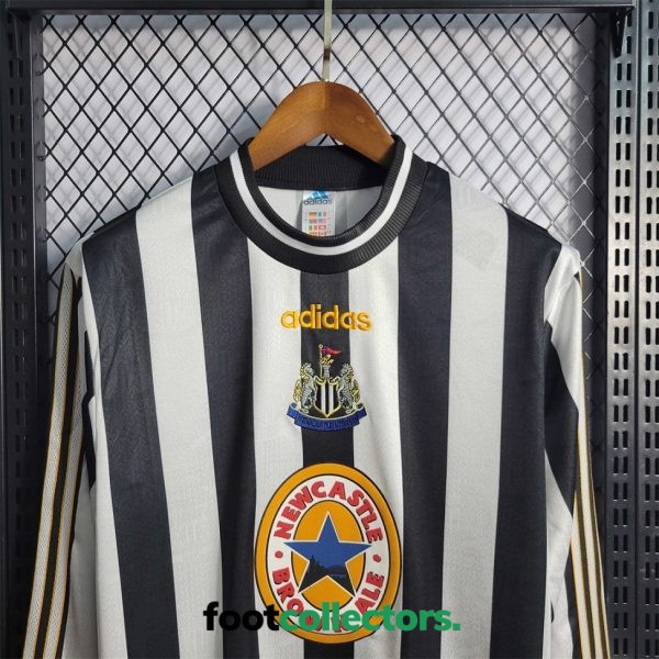 RETRO VINTAGE JERSEY NEWCASTLE HOME 1997-99 LONG SLEEVES