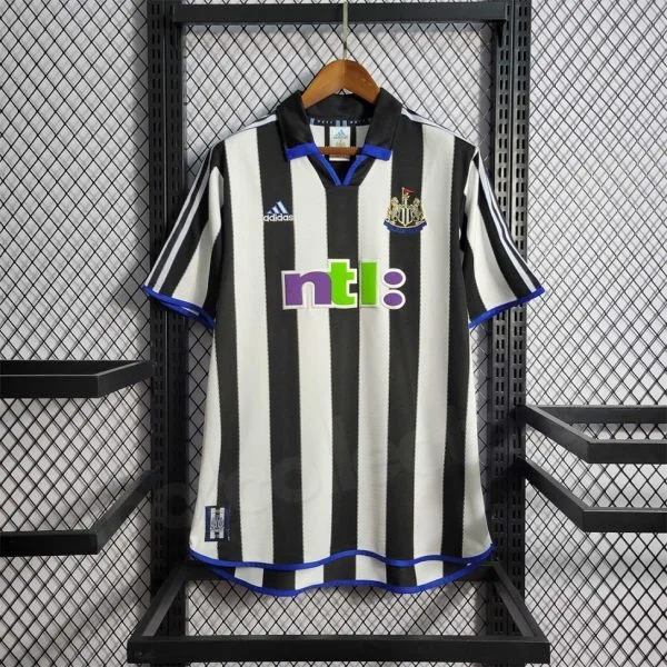 NEWCASTLE HOME VINTAGE RETRO JERSEY 2000-01
