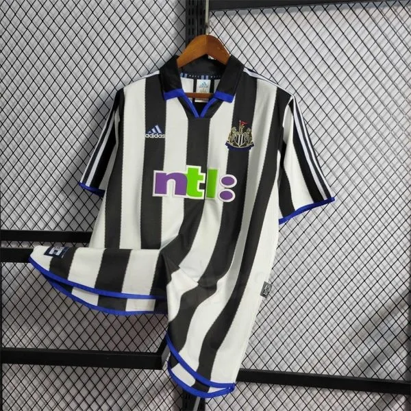 NEWCASTLE HOME VINTAGE RETRO JERSEY 2000-01