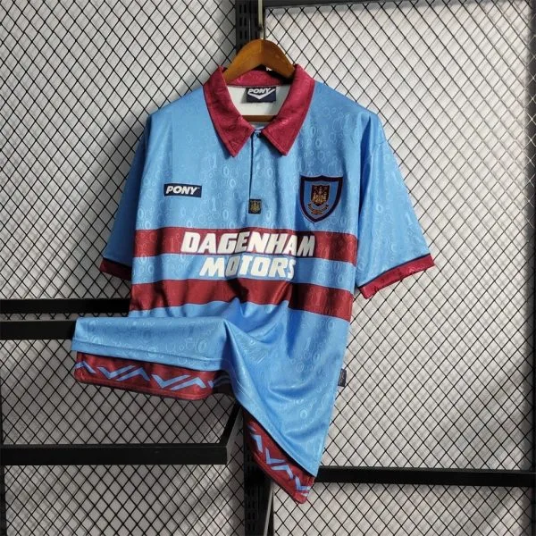 MAILLOT RETRO VINTAGE WEST HAM AWAY 1995-97